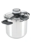 VIKING EASY LOCK CLAMP 8-QUART PRESSURE COOKER WITH STEAMER