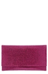 Nina Crystal Clutch In Wine