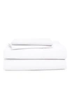 Parachute Percale Sheet Set In White
