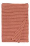 Parachute Oversize Knit Throw Blanket In Clay