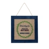 FOCO HOUSTON ASTROS 12'' DOUBLE-SIDED BURLAP SIGN