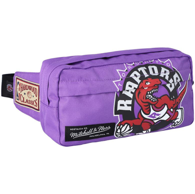 Mitchell & Ness Toronto Raptors Hardwood Classics Fanny Pack In Purple