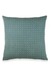 Anchal Cross Stitch Throw Pillow In Spruce