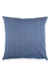 Anchal Cross Stitch Accent Pillow In Slate