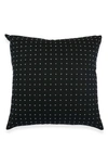 Anchal Cross Stitch Accent Pillow In Black