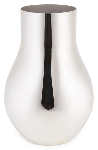 Georg Jensen Cafu Stainless Steel Vase Small In Silver
