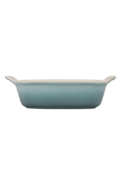 Le Creuset Heritage 9-inch Square Stoneware Casserole Dish In Sea Salt