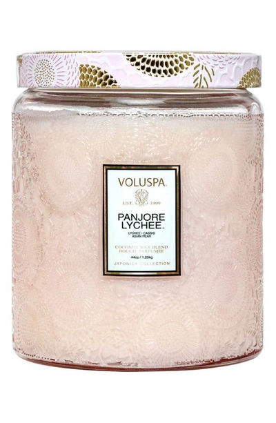 Voluspa Panjore Lychee Glass Jar Candle 44 oz / 1247 G Candle