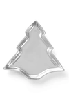 Nambe Christmas Tree Dish In White