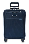 Briggs & Riley Baseline Essential Carry On Spinner Suitcase In Navy