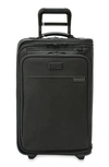 Briggs & Riley Baseline Tall Carry-on 2-wheel Garment Bag In Black