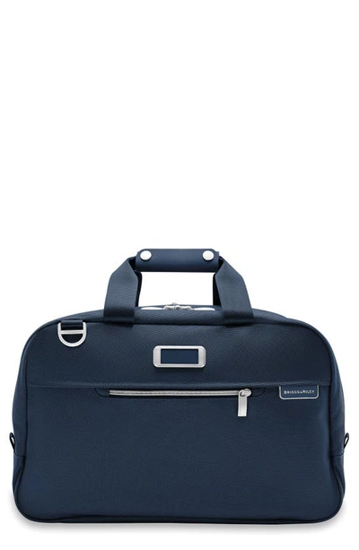 Briggs & Riley Baseline Executive Travel Duffle In Blue