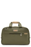 Briggs & Riley Baseline Executive Travel Duffle In Olive