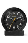 Shinola Runwell 6 Desk Clock In Black