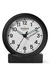 Shinola Runwell 6 Desk Clock In Black And White