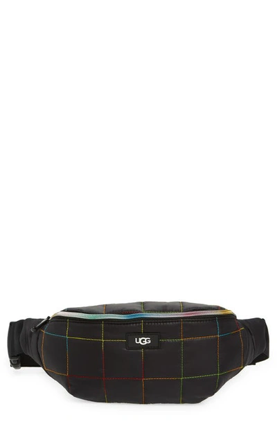 Ugg Gibbs Pride Belt Bag In Rainbow/ Black