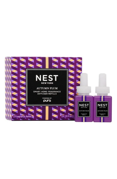 Nest New York X Pura Autumn Plum Refill Duo For Smart Home Fragrance Diffuser
