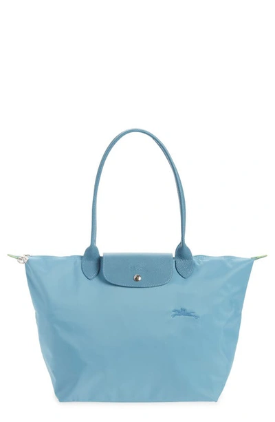 Longchamp Large Le Pliage Tote In Thunderstorm
