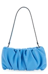 Staud Bean Small Leather Handbag In Azure
