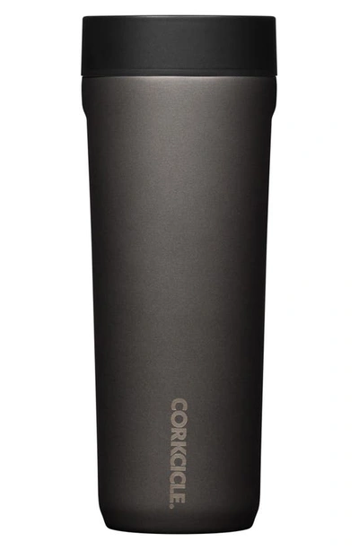 Corkcicle Insulated Travel Cup In Slate