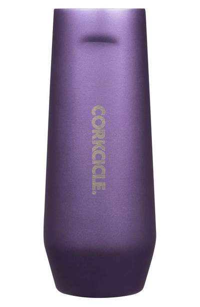 Corkcicle Stainless Steel Stemless Flute In Masquerade