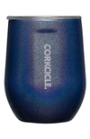 Corkcicle 12-ounce Insulated Stemless Wine Tumbler In Midnight Magic