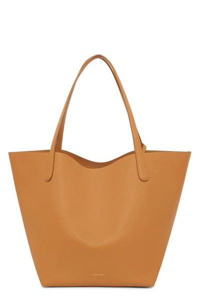 Mansur Gavriel Everyday Soft Leather Tote Bag In Caramel