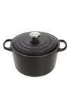 Le Creuset 5.25-quart Deep Round Dutch Oven In Licorice
