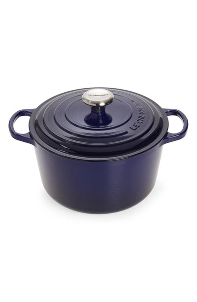 Le Creuset 5.25-quart Deep Dutch Oven In Indigo