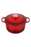 Le Creuset 5.25-quart Deep Round Dutch Oven In Pink