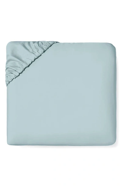 Sferra Fiona 300 Thread Count Fitted Sheet In Poolside