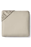 Sferra Fiona 300 Thread Count Fitted Sheet In Oat