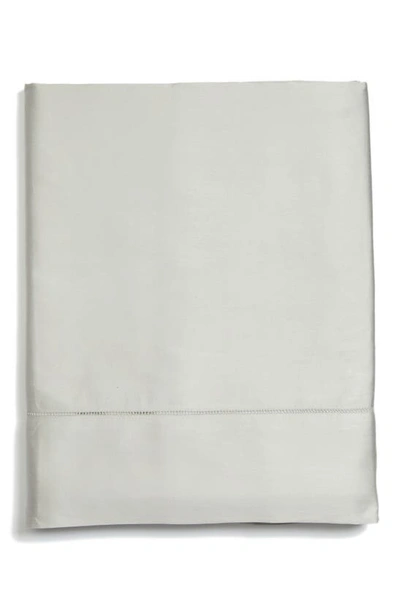 Sferra Fiona 300 Thread Count Flat Sheet In Grey