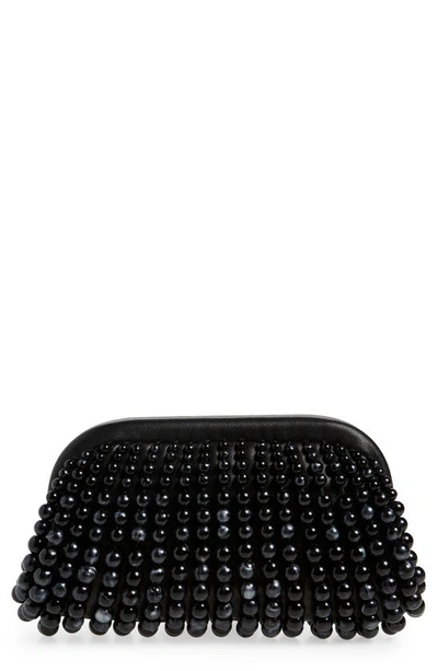 Cult Gaia Nia Clutch In Black