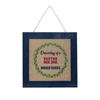 FOCO BOSTON RED SOX 12'' DOUBLE-SIDED BURLAP SIGN