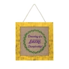 FOCO LOS ANGELES LAKERS 12'' DOUBLE-SIDED BURLAP SIGN