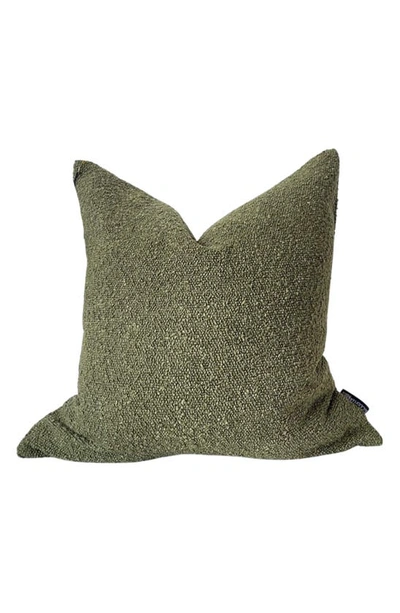Modish Decor Pillows Boucle Pillow Cover, 18 X 18 In Olive