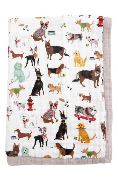 Little Unicorn Cotton Muslin Baby Quilt In Woof