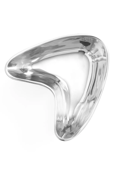 Nambe Boomerang Bowl In Silver