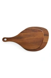 Nambe Small Portables Wood Cutting Board In Brown