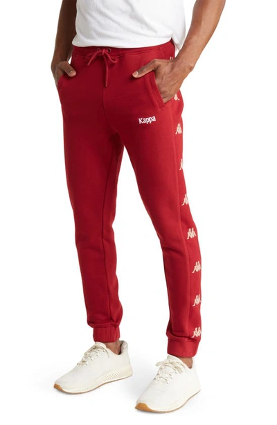 Kappa Authentic Clint Track Pants In Red White Reflective ModeSens
