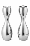 Georg Jensen Cobra Polished Stainless-steel Salt And Pepper Grinder Set In Stainless Steel