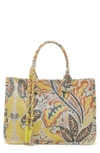 Vince Camuto Orla Canvas Tote In Painterly Multi