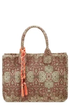 Vince Camuto Orla Canvas Tote In Multi