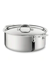 ALL-CLAD 6-QUART STAINLESS STEEL STOCKPOT WITH LID