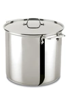 ALL-CLAD 16-QUART STAINLESS STEEL STOCKPOT WITH LID