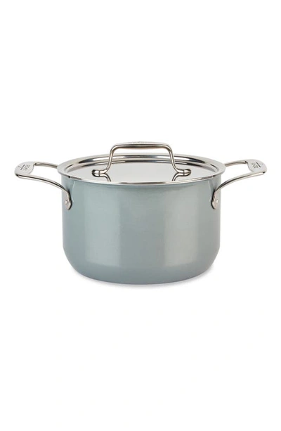 All-clad Fusiontec™ 4-quart Natural Ceramic Soup Pot In Silver