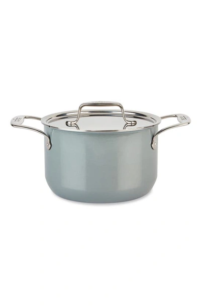 All-clad Fusiontec 4 Qt Soup Pot In Platinum