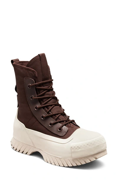 Converse Chuck Taylor® All Star® Lugged 2.0 Waterproof Extra Hi Sneaker In Dark Root/dark Root/