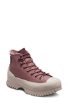 Converse Chuck Taylor® All Star® Lugged 2.0 Waterproof Hi Sneaker In Saddle/ Dark Wine/ Papyrus